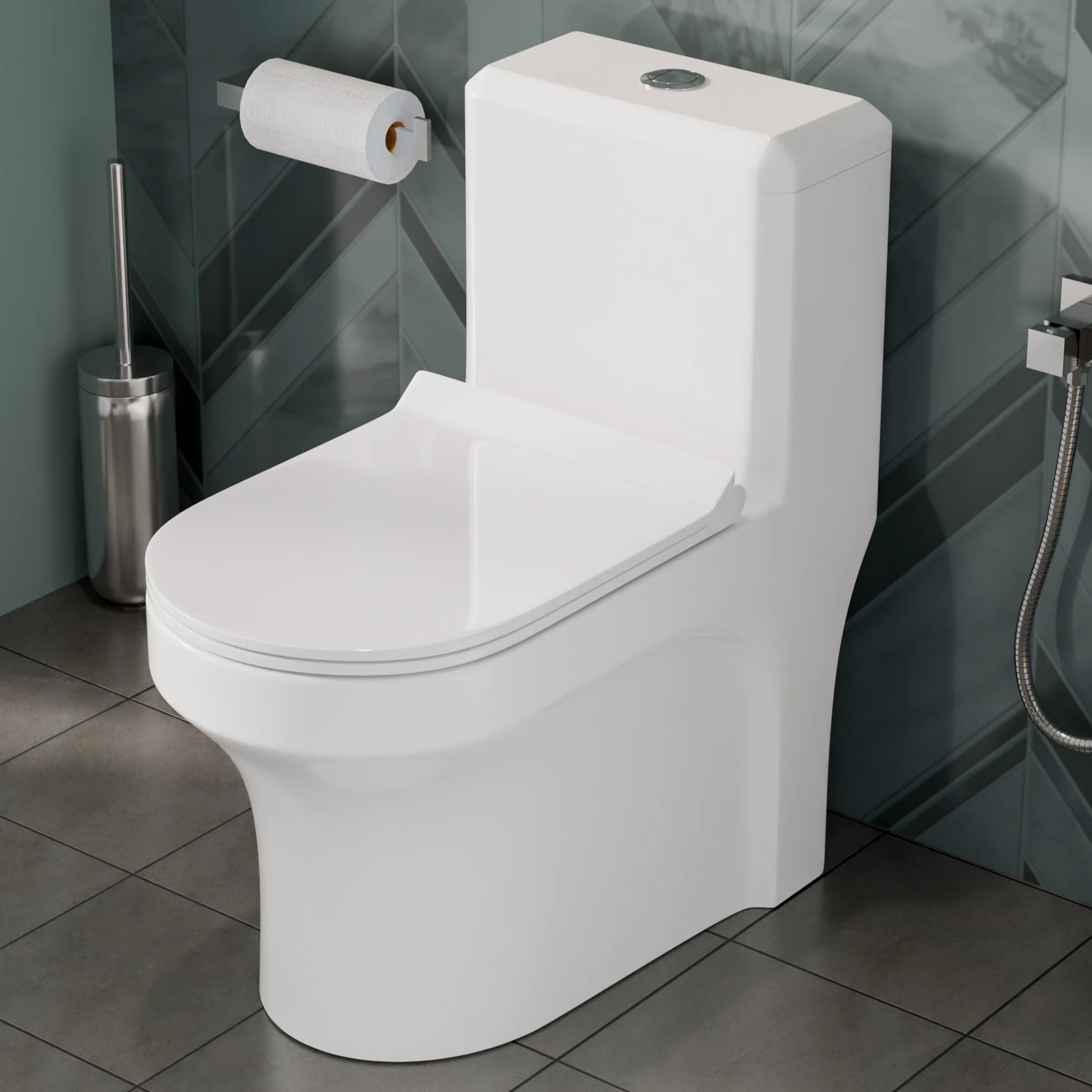 western toilet (floor mounted)