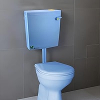 external pvc flush tank